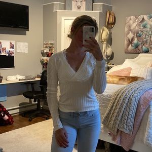 Dressy cream colored top